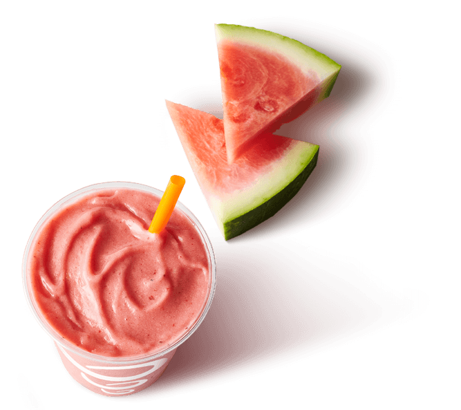 Watermelon Smoothie Cup with Straw - Free Download Images High